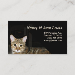Cat Business Card