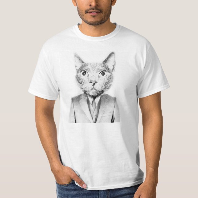 cat business T-Shirt (Front)