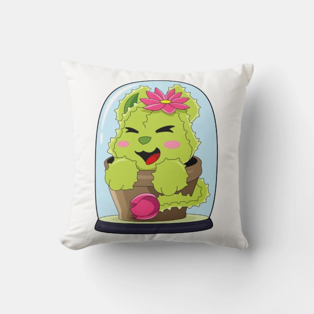 Cat Cactus Cushion (Front)