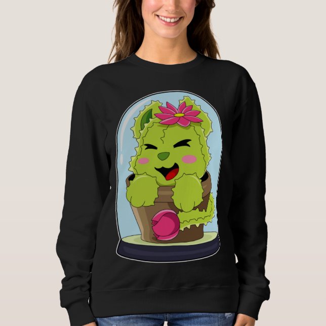 Cat Cactus Sweatshirt (Front)