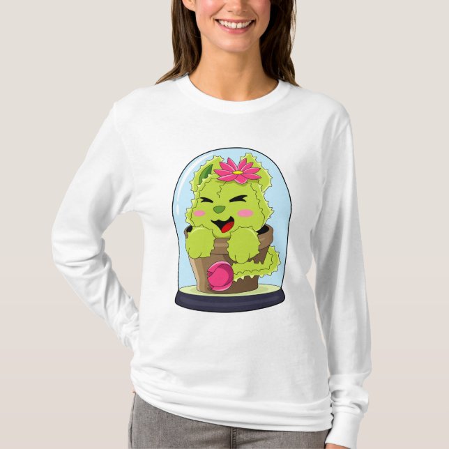 Cat Cactus T-Shirt (Front)
