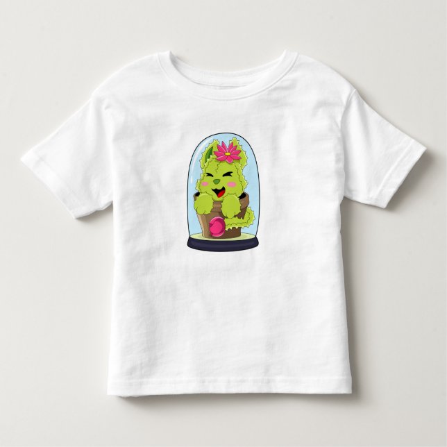 Cat Cactus Toddler T-Shirt (Front)