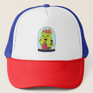Cat Cactus Trucker Hat