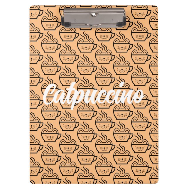 Cat Cafe pattern Clipboard (Front)