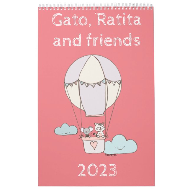 Cat Calendar, Ratita and Friends Calendar (Cover)