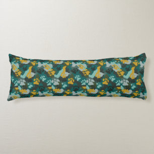 Cat Camouflage Garden Home Decoration Floral Down Body Cushion