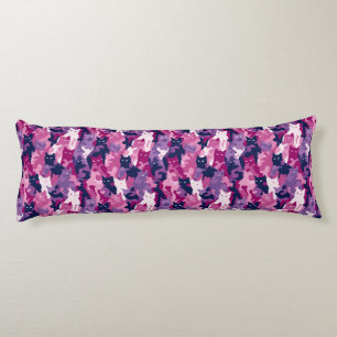 Cat Camouflage Nature Home Styling Timeless Wedge Body Cushion