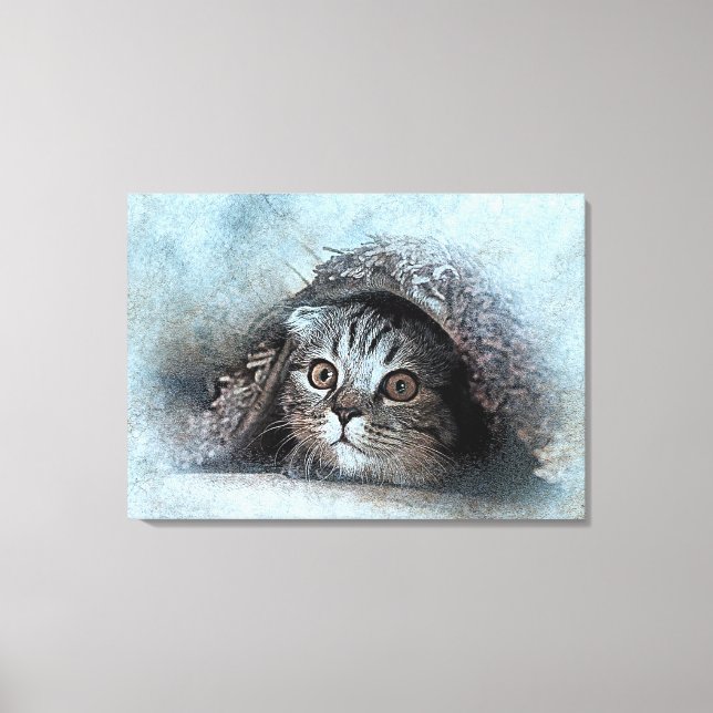 Cat Canvas Print (Front)