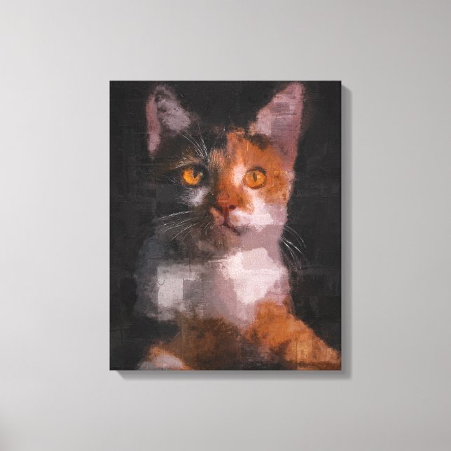 Cat Canvas Print (Front)