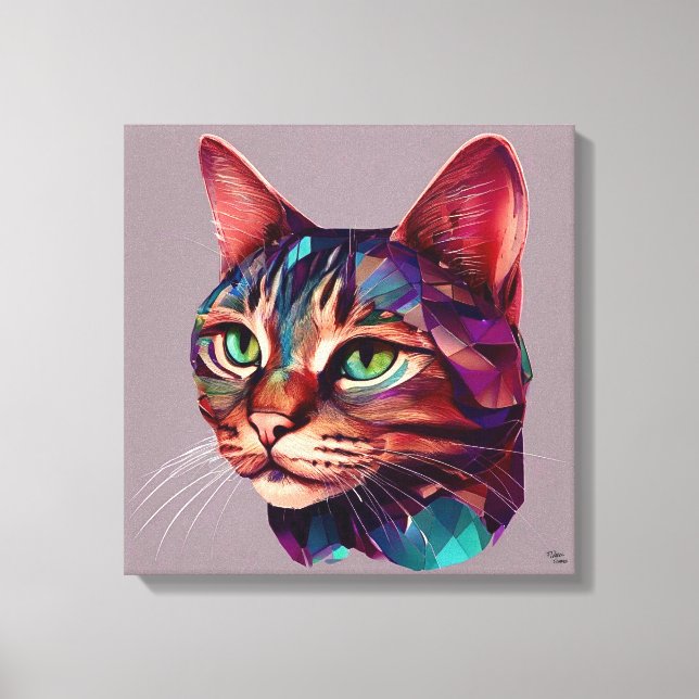 Cat Canvas Print (Front)