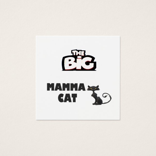 Cat cards black and white design (Front)