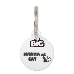 Cat cards black and white design pet tag