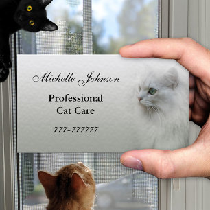 Cat Care Business Card