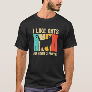 Cat Cat For Men Women Animal Introvert T-Shirt