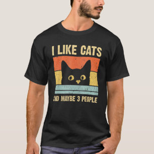 Cat Cat For Men Women Animal Introvert T-Shirt