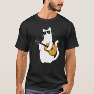 Cat Cat Guitar Cat Guitar T-Shirt