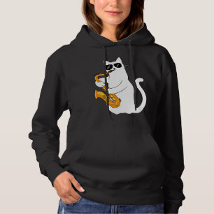 Cat  Cat Saxophone Tee  Cat Sax