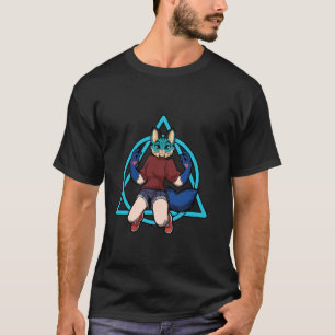 Cat Catkin Theta Delta Alter Kin Otherkin Therian  T-Shirt
