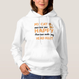 Cat Cats Cat Lover Pet Kitten Animal Funny Gift Hoodie