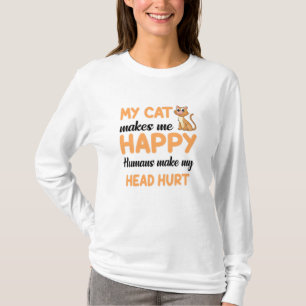 Cat Cats Cat Lover Pet Kitten Animal Funny Gift T-Shirt