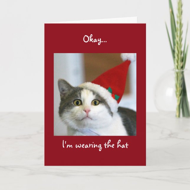 Cat-Centric Christmas Card (Front)