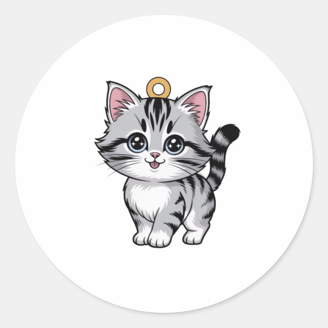 Cat Charm Sticker (Front)