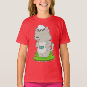 Cat Chef Cooking pot Cook T-Shirt