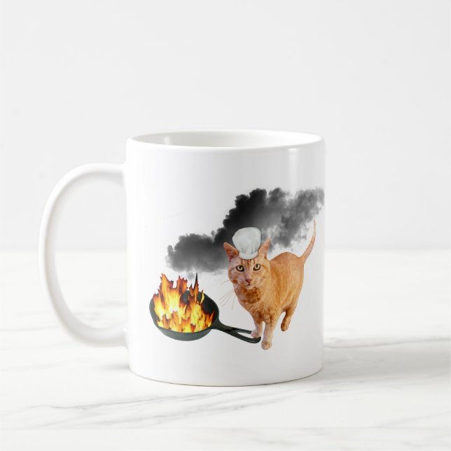 Cat Chef Mug (Left)