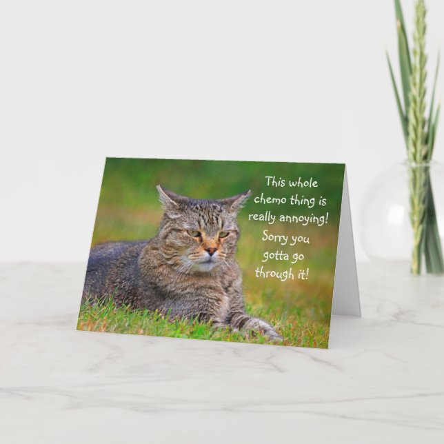 Cat Chemo Support Encouragement Card (Front)