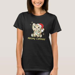 Cat Christmas Animals Cute Cats Meowy Catmas 1 T-Shirt