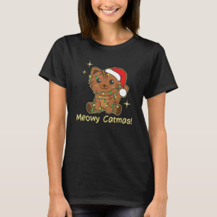 Cat Christmas Animals Cute Cats Meowy Catmas 7 T-Shirt