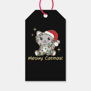 Cat Christmas Animals Cute Cats Meowy Catmas Gift Tags