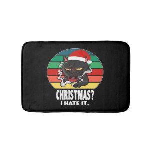 Cat Christmas  Bath Mat