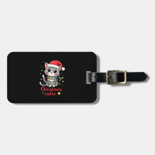 Cat Christmas Cutie Cats Christmas T-Shirt for Men Luggage Tag