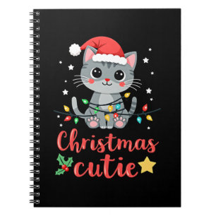 Cat Christmas Cutie Cats Christmas T-Shirt for Men Notebook