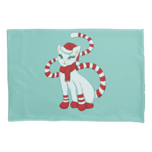 Cat Christmas Mood - Holiday Ready Kitty Pillowcase