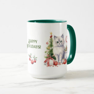 Cat Christmas Mug