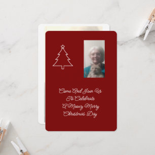 Cat Christmas Party Invitation