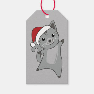 Cat Christmas Snow Winter Animals Cats Gift Tags