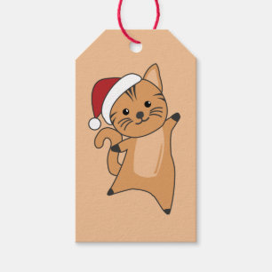 Cat Christmas Snow Winter Animals Cats Gift Tags