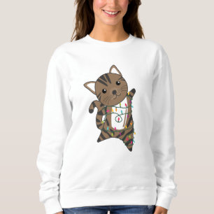 Cat Christmas Snow Winter Animals Cats Sweatshirt