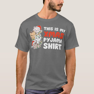 Cat Christmas This Is My Xmas PajamaT-Shirt T-Shirt