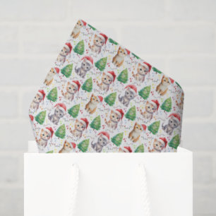 Cat Christmas Tissue Paper