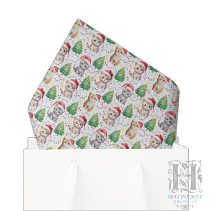 Cat Christmas Tissue Paper