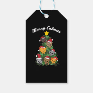 Cat Christmas Tree Xmas Christmas Present & Gift Tags