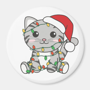 Cat Christmas Winter Animals Cats Magnet