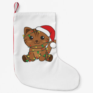 Cat Christmas Winter Animals Cats Small Christmas Stocking