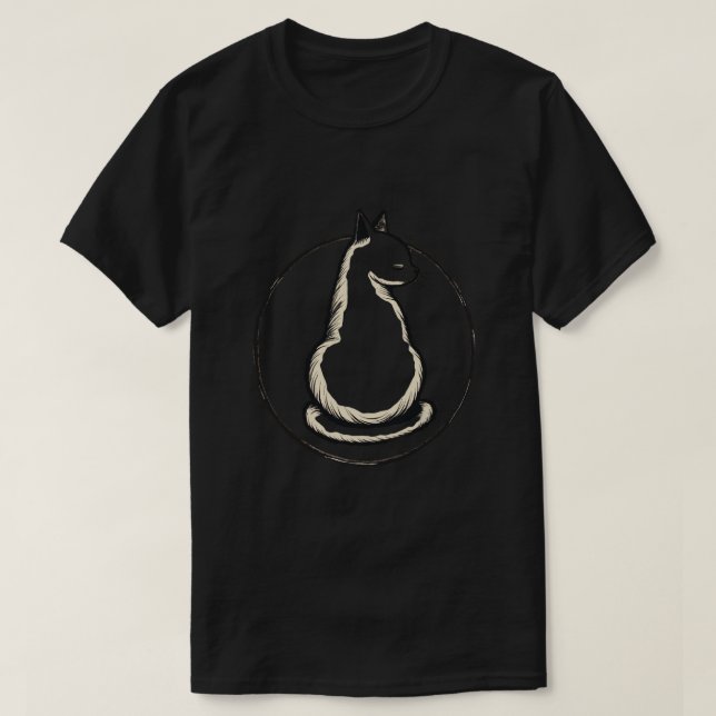 Cat Circle T-Shirt (Design Front)