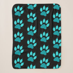cat claws sherpa blanket