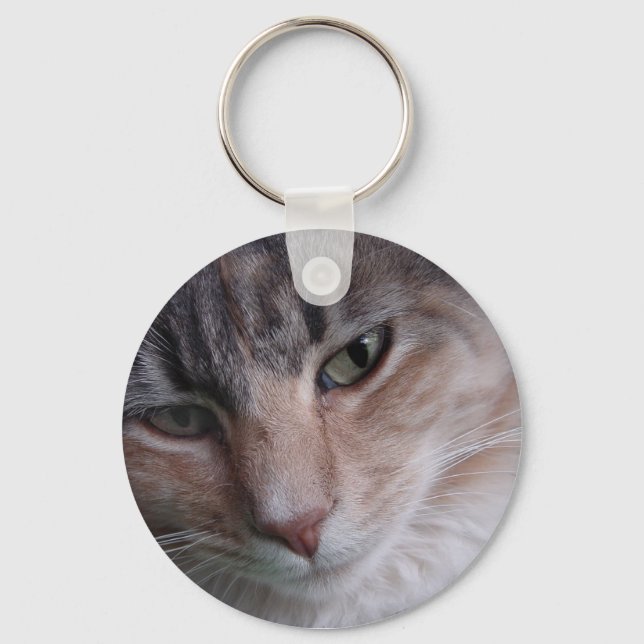 Cat close-up key ring (Front)